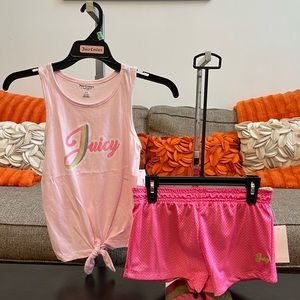 ❣️🆕Juicy Couture Kids Tank & Mesh Short 2PC Set❣️